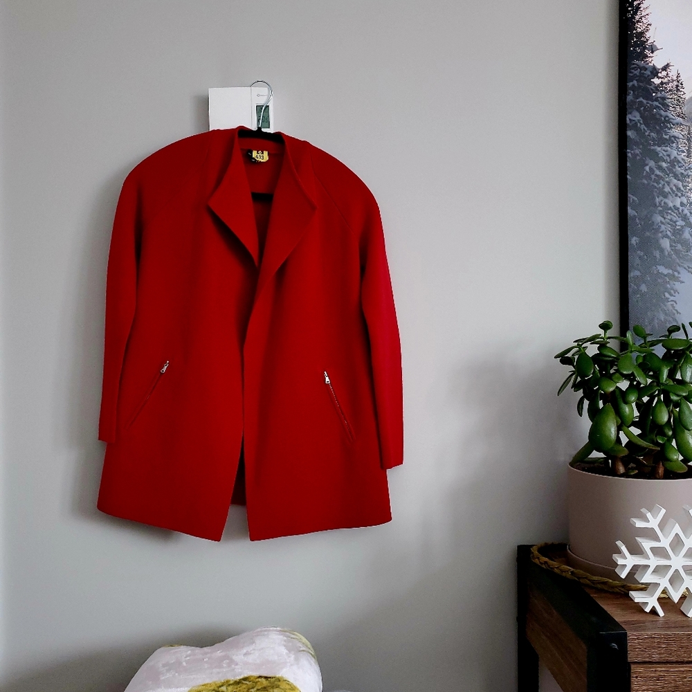 Talbots Merino Wool (100%) Sweater Cardigan Blazer Fine Knit